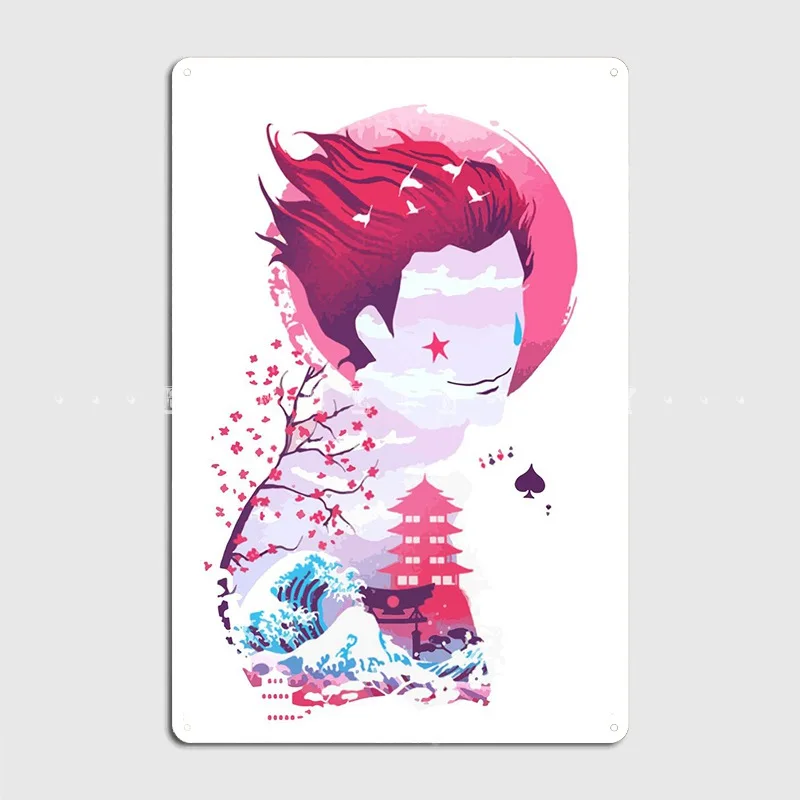 

Мастер-страйщик Hisoka, металлическая вывеска для дома, клуба, бара, винтажный Настенный декор, оловянные вывески, плакаты