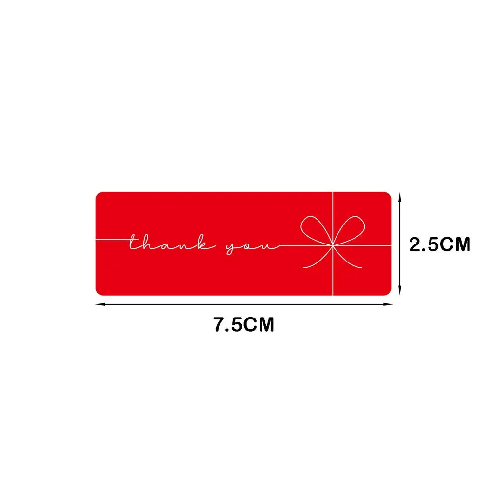 Rectangle Gift Wrapping Small Business Online Retails Package Labels Thank You For Your Order Sealing Stickers Open Me |
