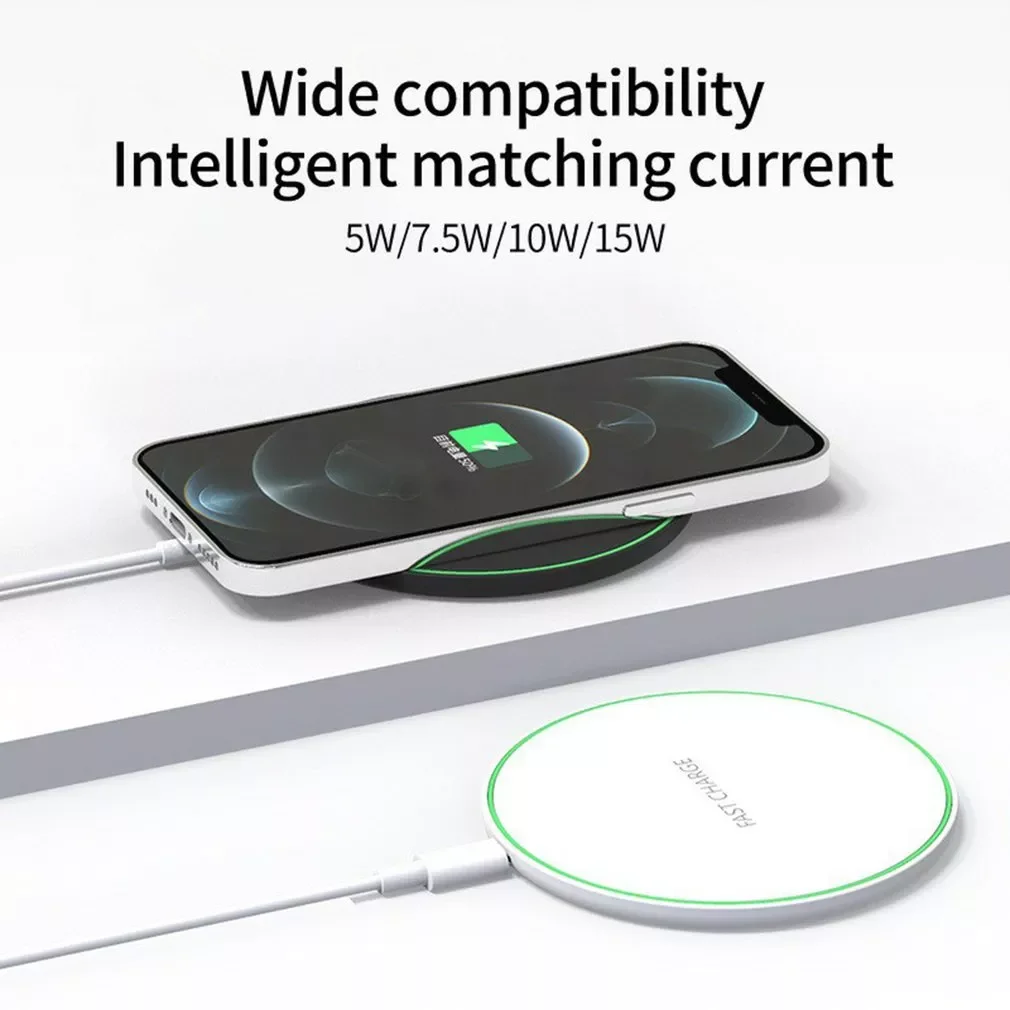 

10W Qi Wireless Charger For All Mobile Phones With Wireless Charging Function Induction Fast Wireless Charging Dock Pad