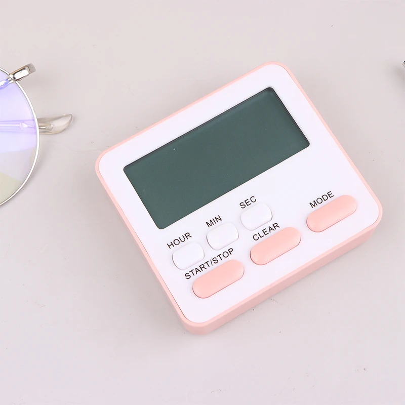 Будильник с цифровым дисплеем для приготовления пищи кухонный таймер секундомер