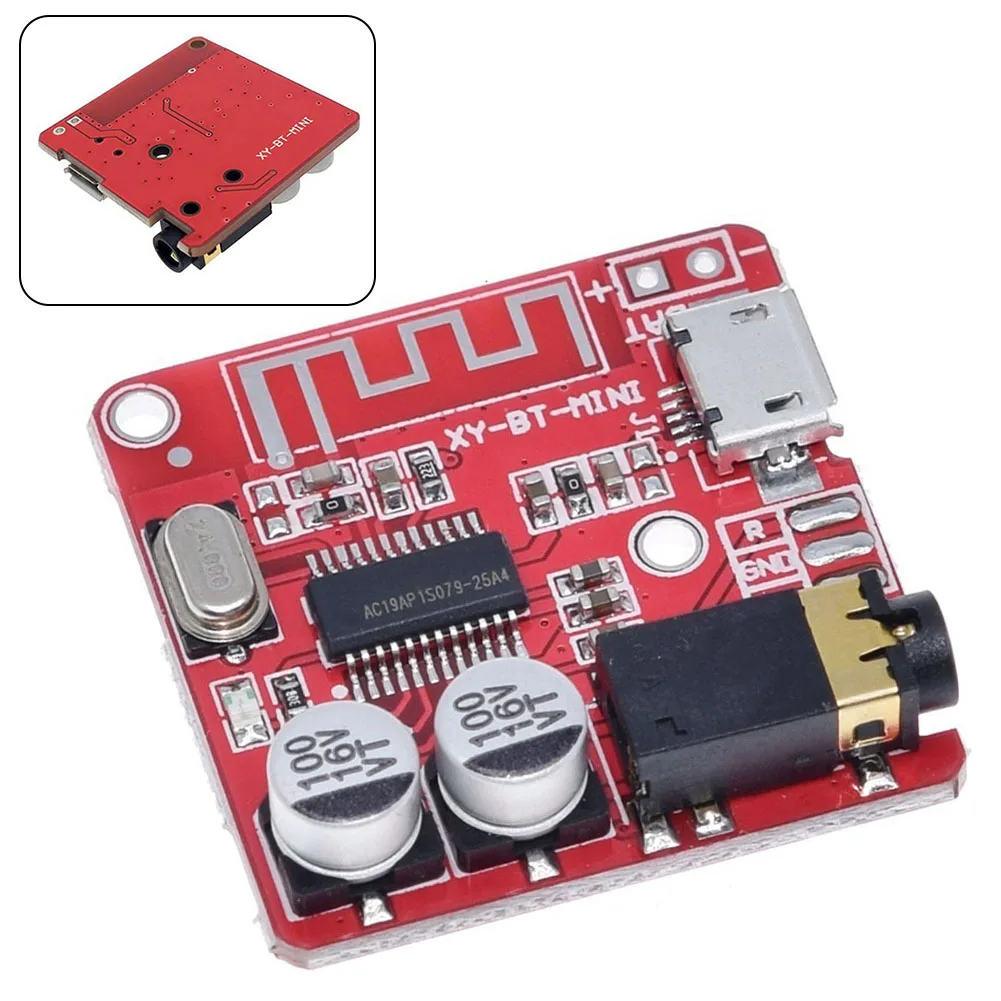 

Bluetooth 4.1 Audio Receiver Board MP3 Lossless Decoder Board Wireless Stereo Music Module 3.7-5V XY-BT-Mini WAV APE FLAC Decode