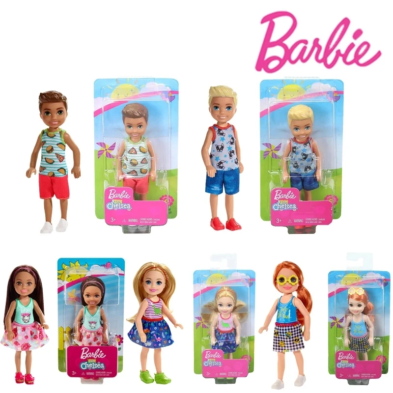 

Original Mini Barbie Doll Chelsea Travel Unicorn Long Hair Girls Toys Christmas Birthday Genuine Top Brand Gifts for Children