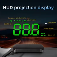 hud head up display gps speedometer car projector digital speed alarm gps hud windshield projector car accessories