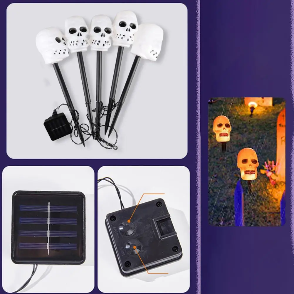 

Halloween Party Decorations Solar Powered Halloween Light Waterproof Led Pumpkin Ghost Shaped Solar Lights Spooky for Outdoor