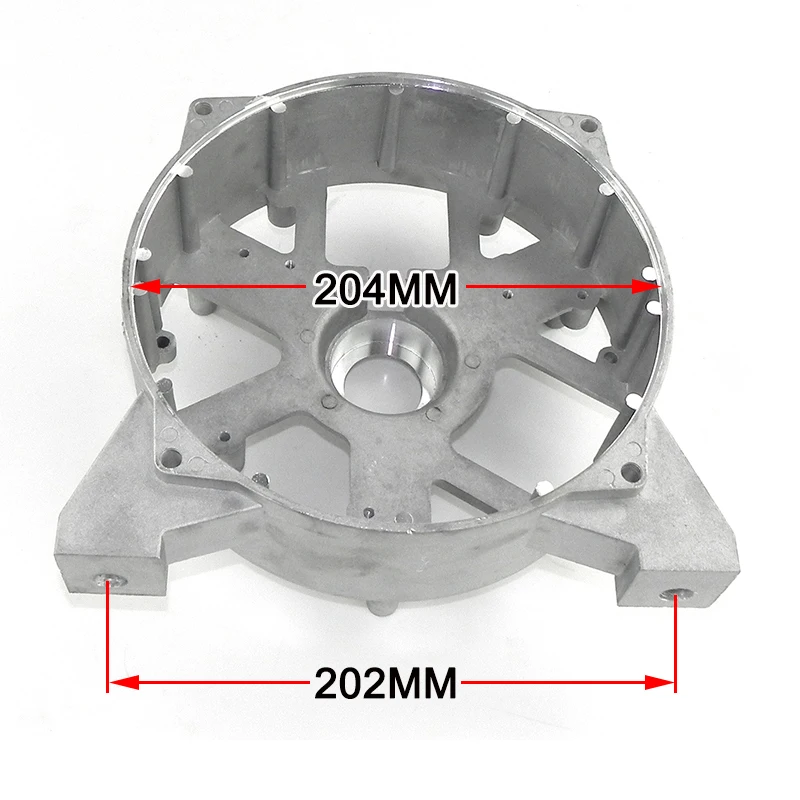 

Kama KIPOR 5KW 6KW 186FA 186F diesel generator accessories 204mm motor stator rear bracket aluminum end cover large tail cover