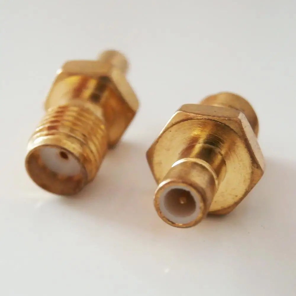 

SMA To SMB Connector Socket SMA Female To SMB Male Plug Extender DISC SMA - SMB Gold Plated Brass Straight Coaxial RF Adapters
