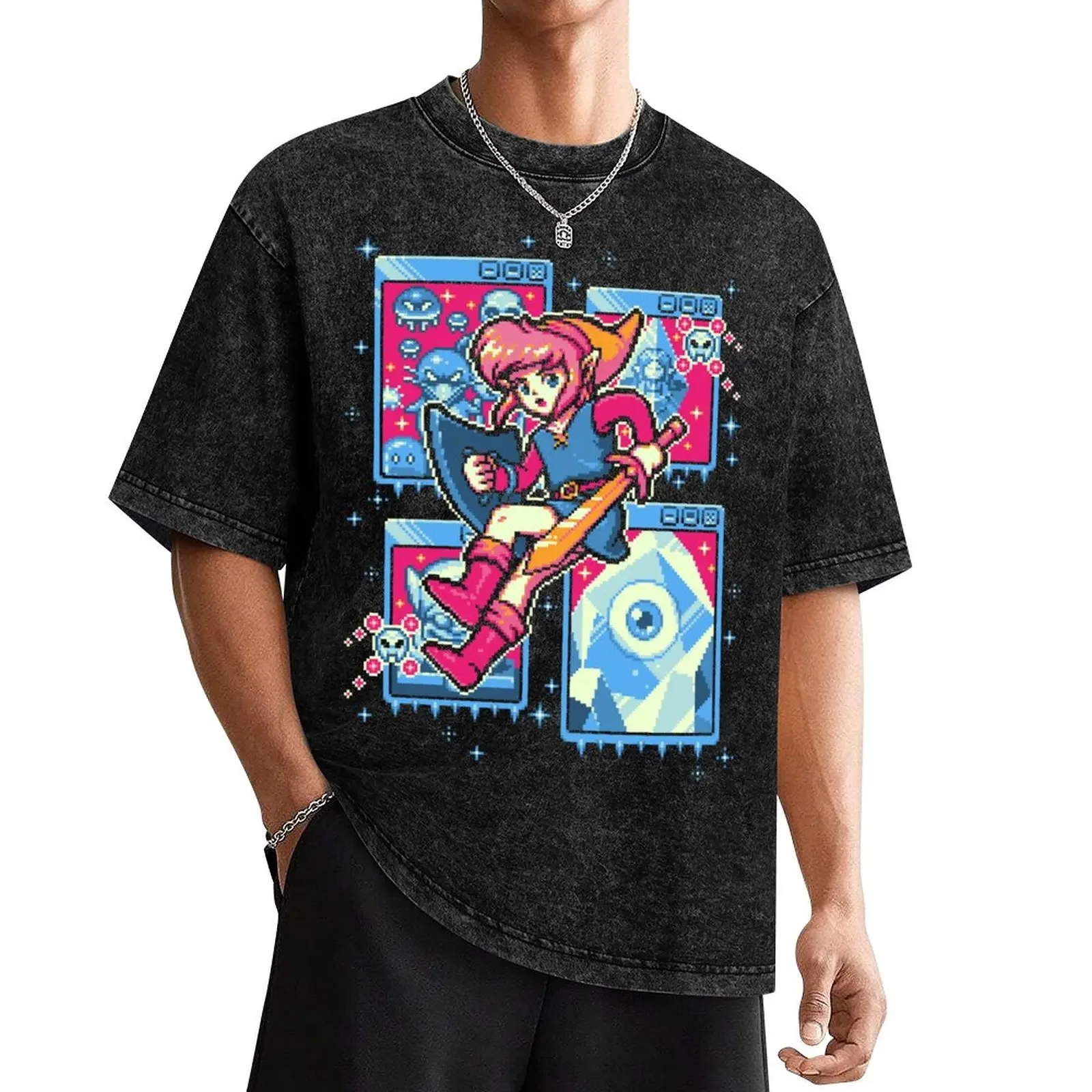 Ice дворец майка Дешевые вещи кавайная одежда быстросохнущие мужские рубашки