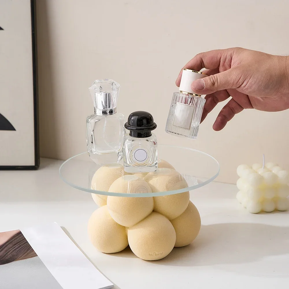 Скандинавская миска из сосновой смолы Flokati многофункциональный подсвечник для