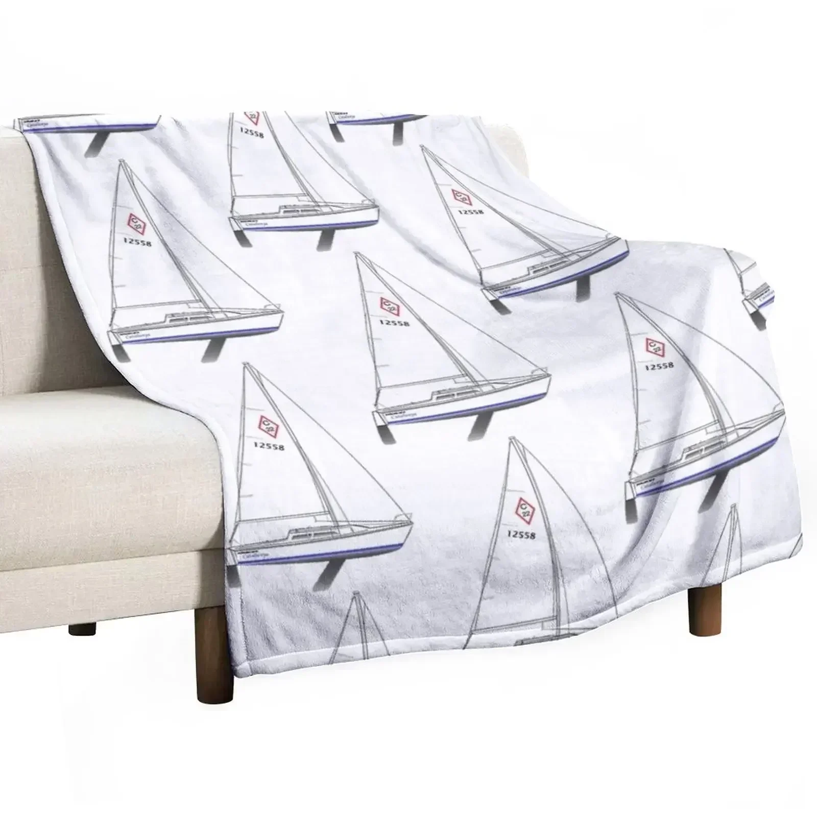 Одеяло для парусника Catalina 22 одеяла и пледы пикника летние рождественские подарки