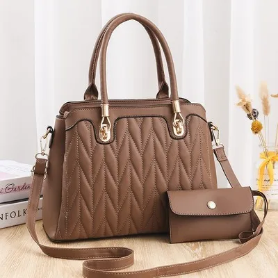 Brand Square Handbag Fashion Wallet Set Luxury Simple PU Bag Women Quality Leather Women's Designer Shoulder Messenger Bags