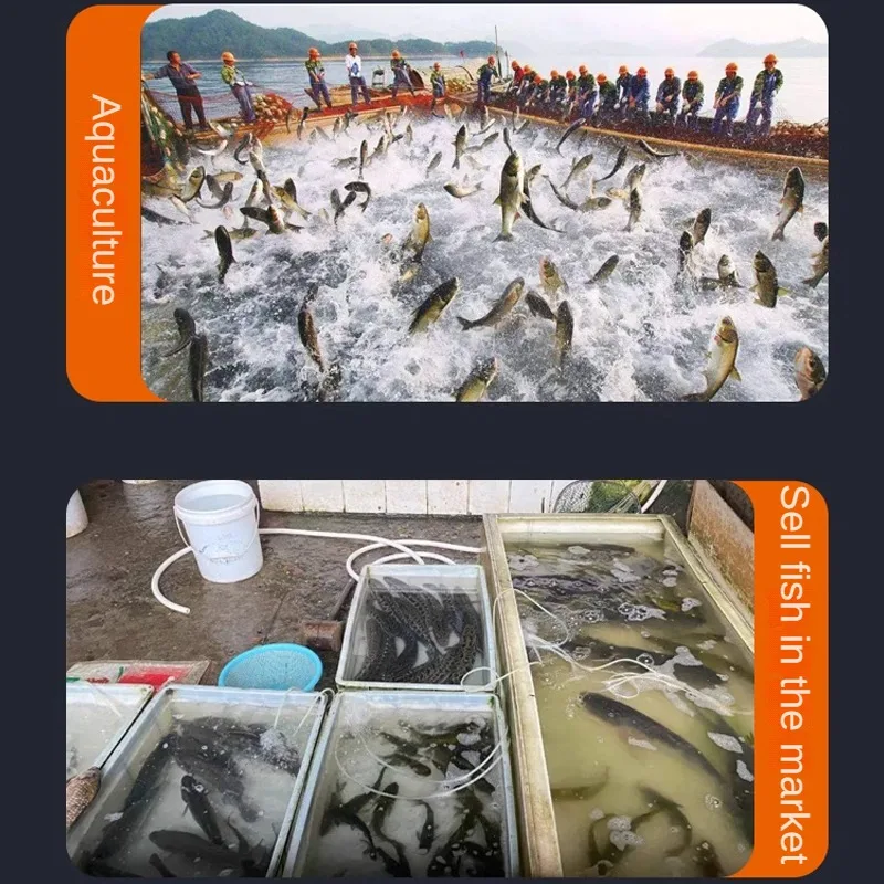 Кислородный насос зарядка двойного использования для разведения рыбы Oxygenation AC DC