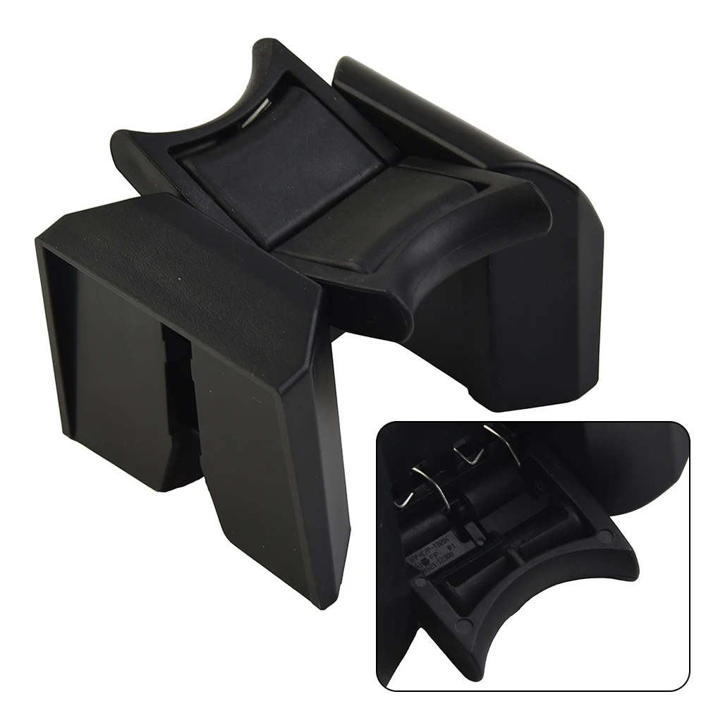 

Bottle Drink Divider Cup Holder Black Center Console Replacement ABS Plastic Accessories Adjustable Cup Holder