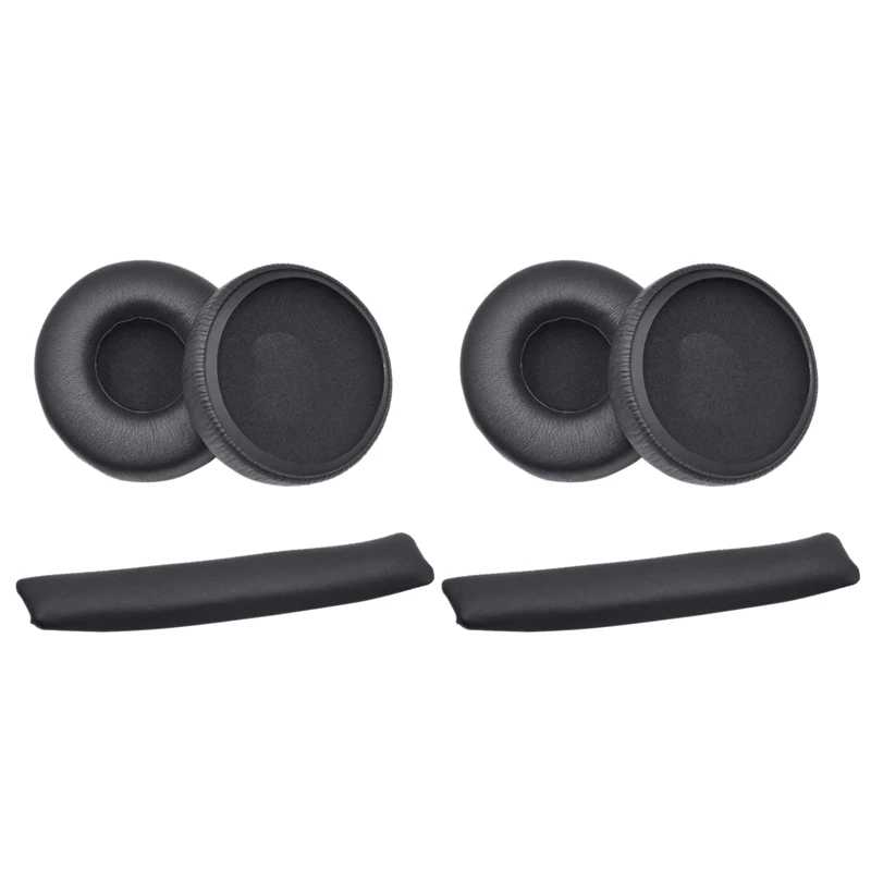 

RISE-Earpads Cushion Cover Leather Headband Replacement Head Beam For JBL Synchros E40BT E40 Bluetooth Headphones 2 Set