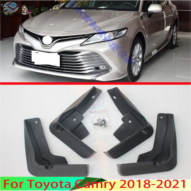 

For Toyota Camry 2018-2021 4PCS Mud Flaps Splash Guards Fender Mudguard Kit Mud Flap Splash Guards Mudguard Car styling