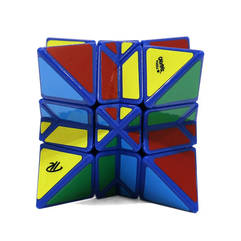 Объемная звезда волшебные кубики голубая Ограниченная серия Троя трехзвезда