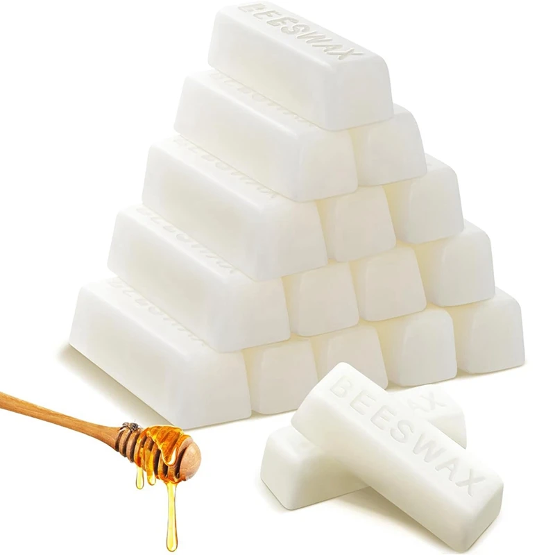 24 х 1 унция батончики из белого пчелиного воска чистые косметический воск для