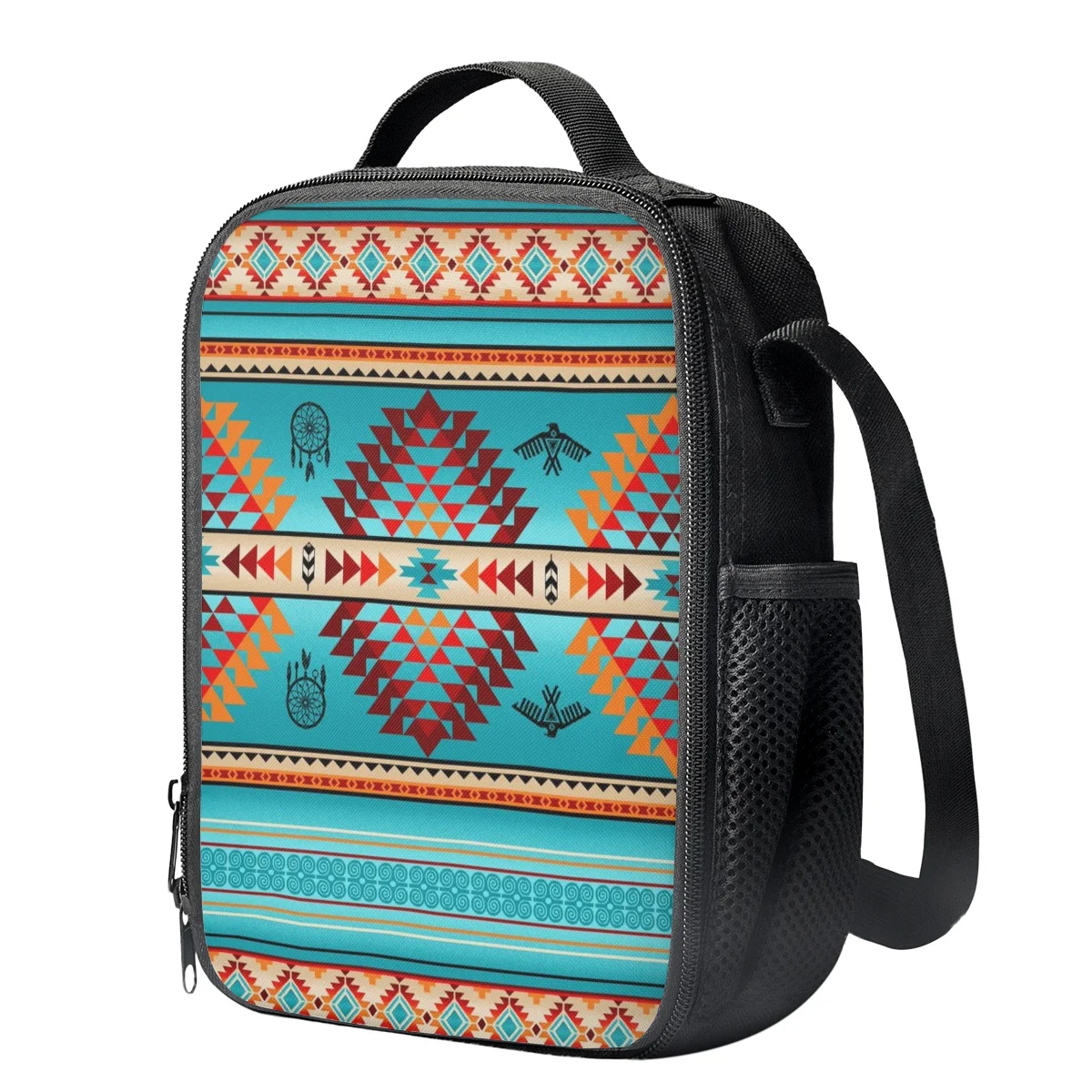 FORUDESIGNS Large-Capacity Children School Bags Ethnic Tribes Printing for Boys Girls 3Pcs/Set Zipper School Backpack&Pencil Bag