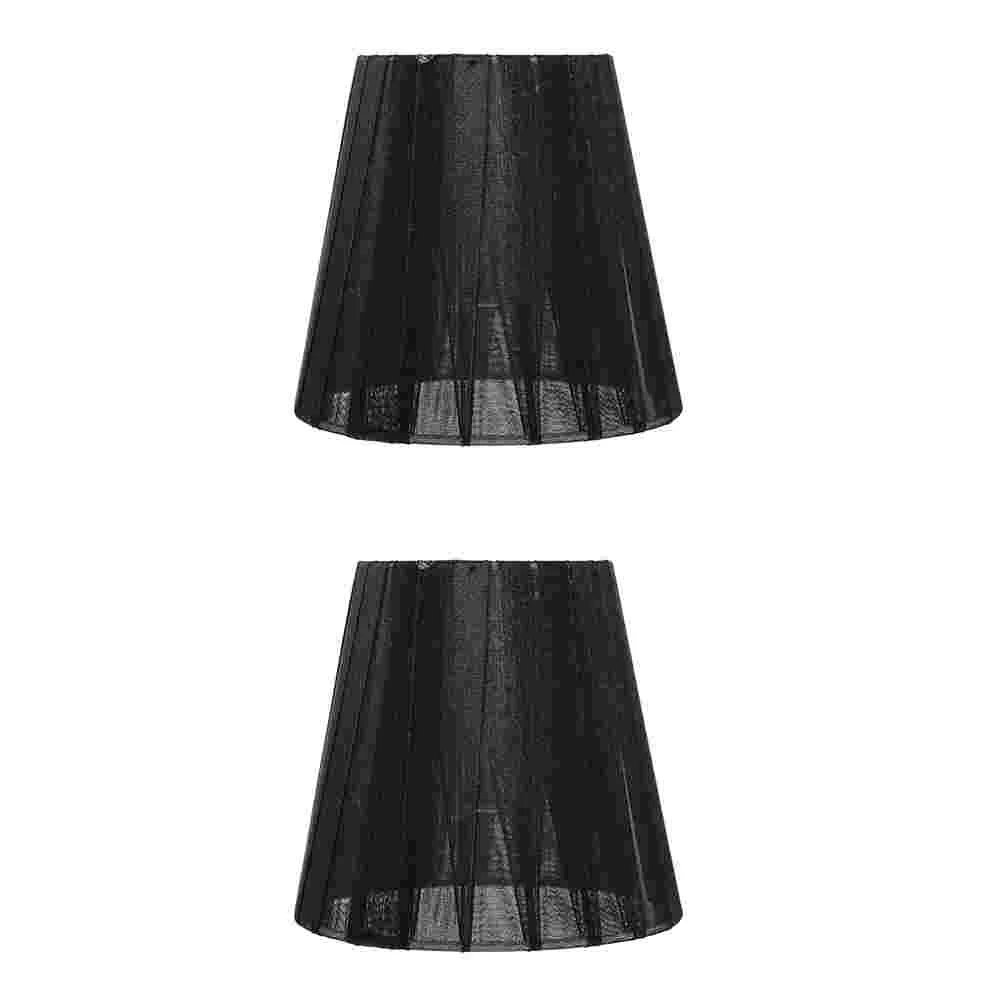 

2 Pcs Gauze Lampshade Metal Cover Elegant Light Protective Home Decoration Wall