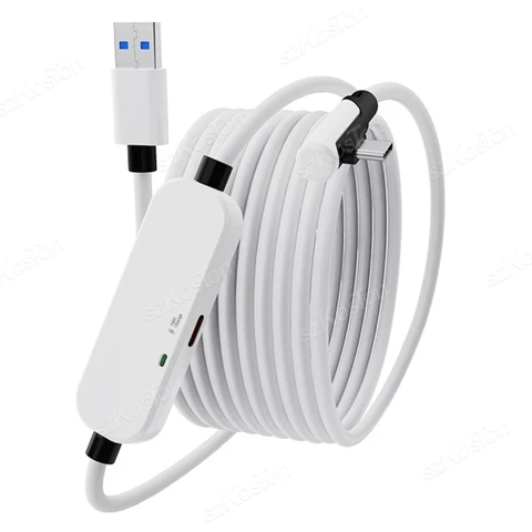 Кабель USB3.2 Gen1 SZKOSTON для Meta Quest 3S, Quest 3, PICO 4