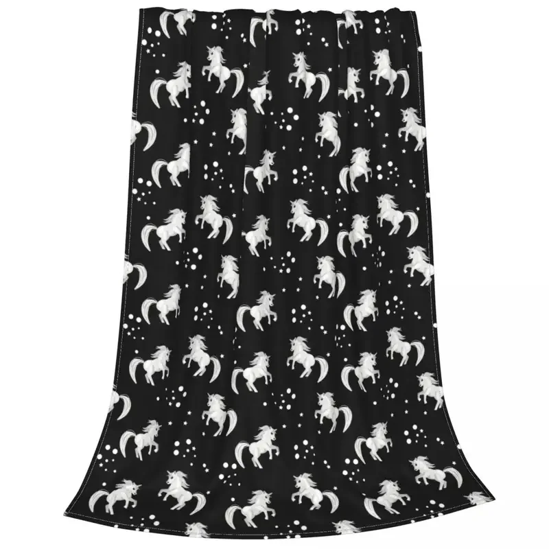 Цветное одеяло в виде единорога Фланелевое летнее дышащее мягкое покрывало для
