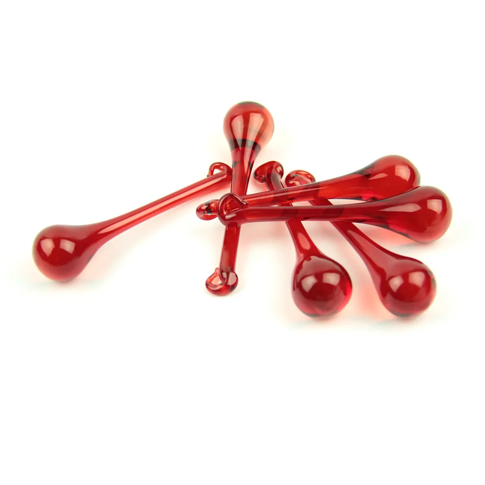 16x60 мм/20x80 мм красные капли дождя хрустальная люстра лампа стеклянные подвесные