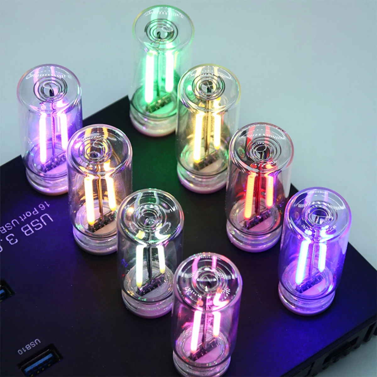Ретро Usb Led Светильные лампы Ночные огни 5V Декоративные теплые сенсорные Лампы