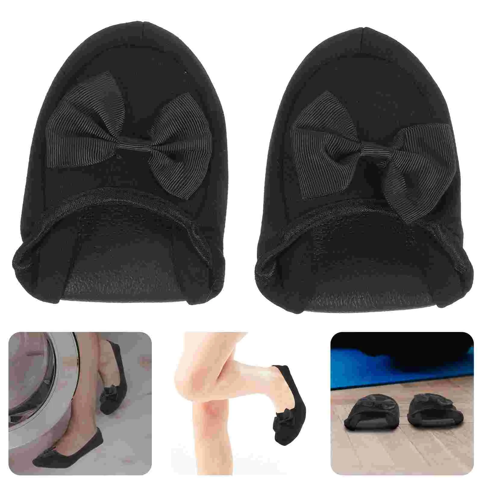 

24 5cm Women Slippers Ballet Shoes Flat Folding Loafer Cotton Miss Woman Flats