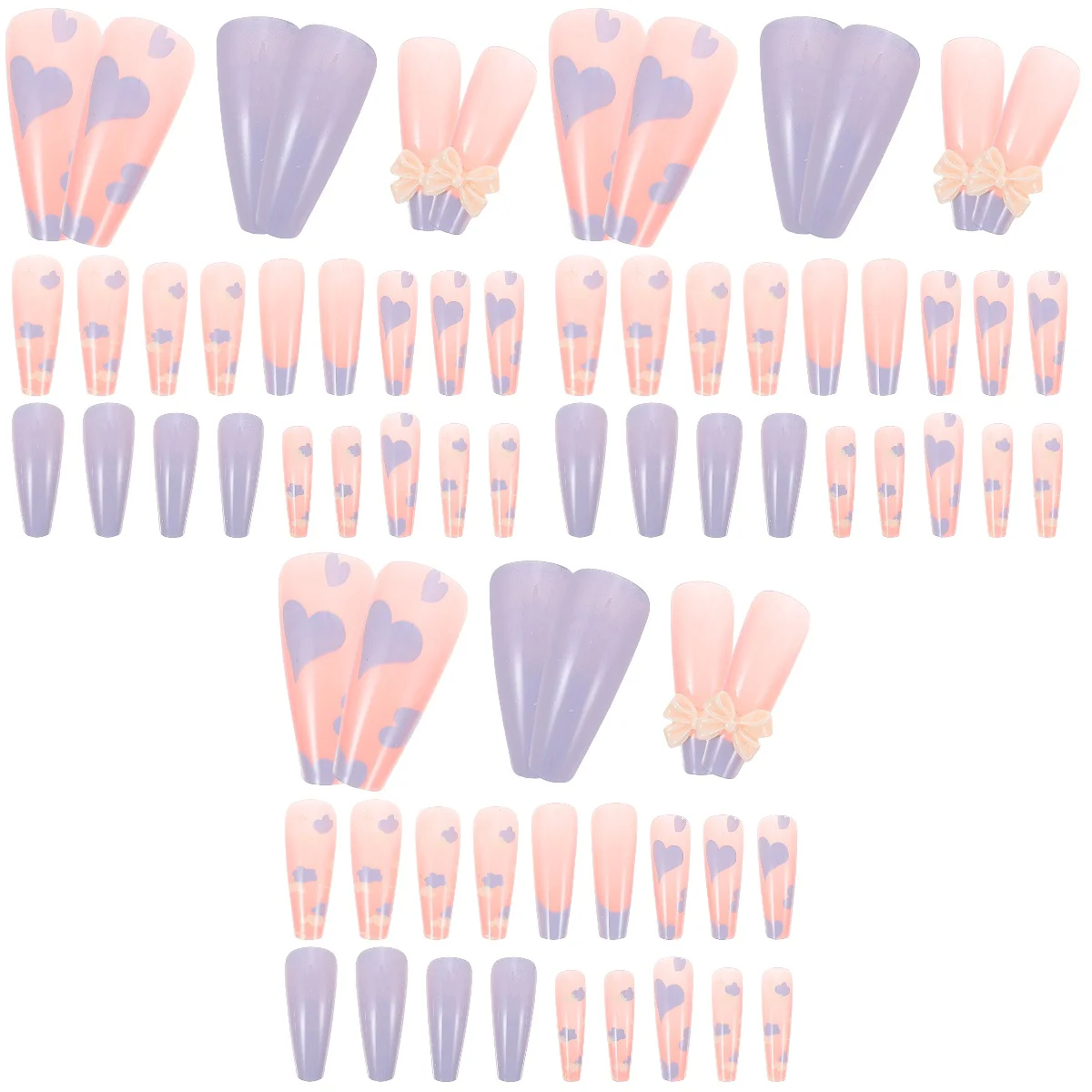 

144 Girl Nail Tips False Nails Nail Decors Nail Supplies Nail Decor