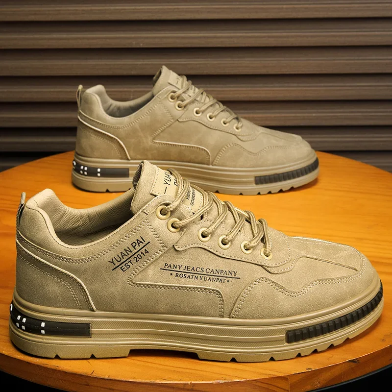 Мужская обувь уличные кроссовки на платформе походная шнуровке модная удобная