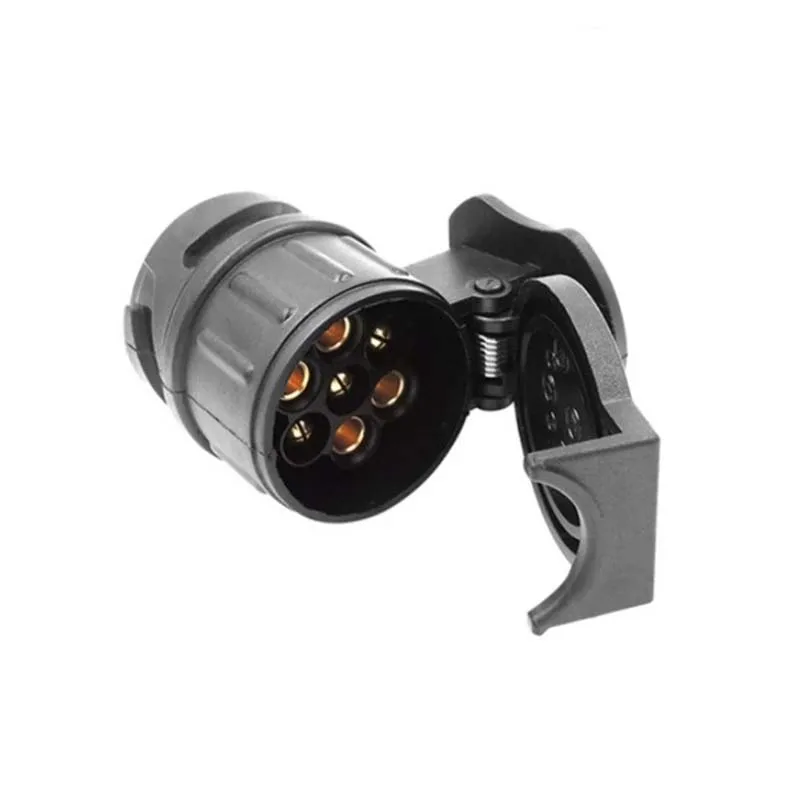 

Socket Connector 13 to 7 Pin Mini Adapter Trailer RV Connector to Mini Connector Adapter Converter Truck Trailer Accessories