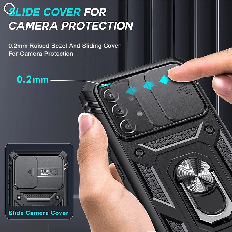 

Shockproof Armor Stand Magnetic Case for Samsung Galaxy A52S 5G A53 A22 A13 A72 S22 S21 Ultra Plus S20 FE S10 A32 A12 A73 Cover