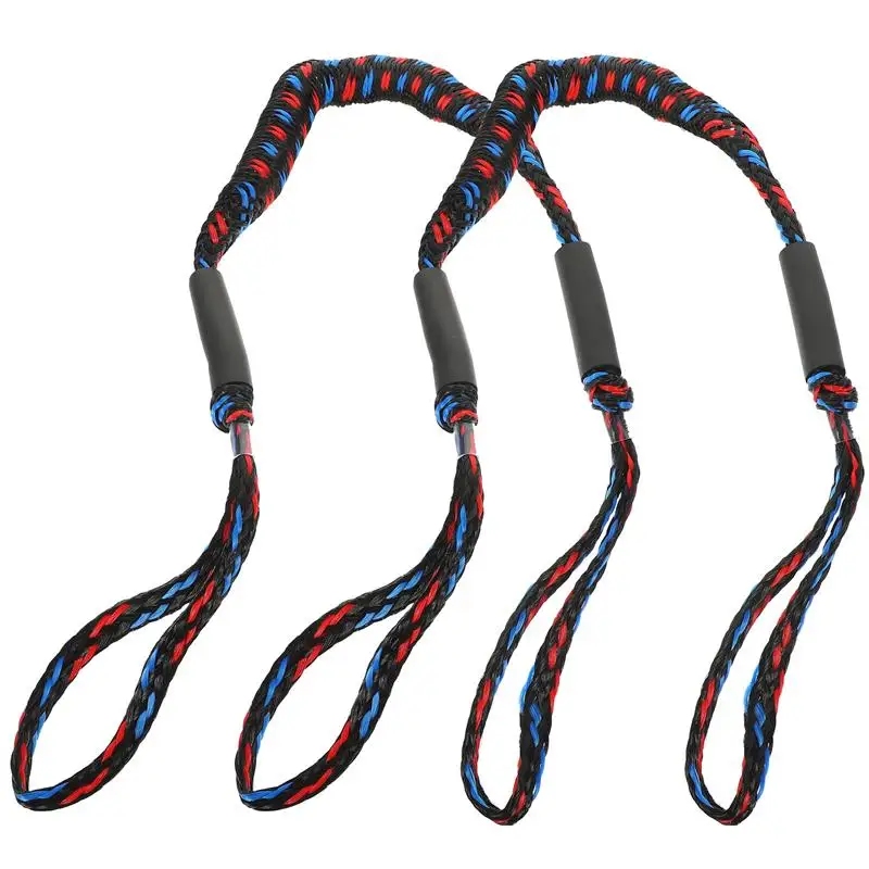 

2Pcs Dock Mooring Line Rope and Rope Boat Rope Marine Elastic Rope Dock Rope