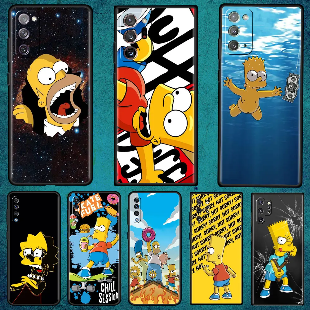 

Hot Simpsons Boy Soft Case For Samsung Galaxy Note 20 Ultra 10 Plus Lite A50 A70 A30 A20 A20e A40 A10 A10e 9 8 Phone Cover Funda