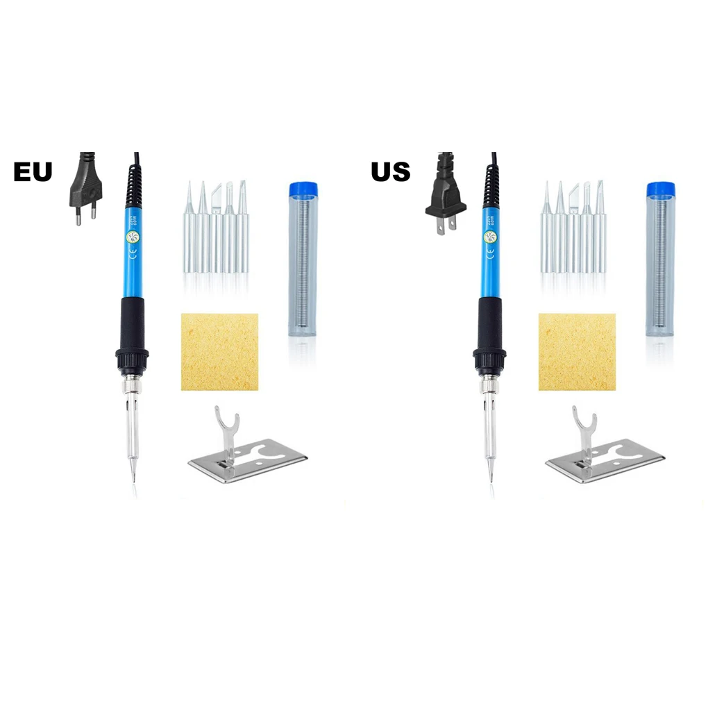 

Набор из 9 паяльников с регулируемой температурой 110/220 В, сварочный карандаш, ручные инструменты для ремонта ювелирных изделий с 5 наконечни...