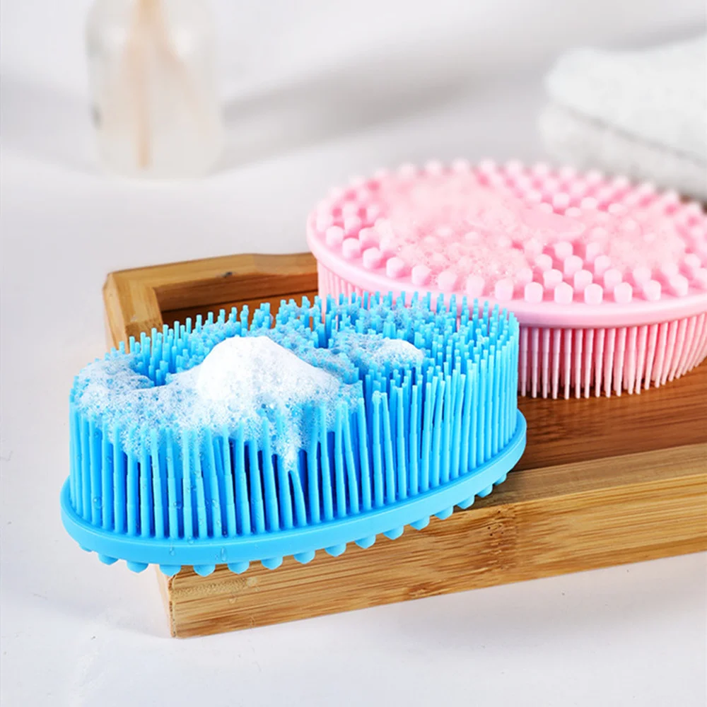 

1pc Baby Soft Silicone Head Body Scalp Massage Brush Comb Shampoo Washing Comb Shower Exfoliating Bath Spa Massage Brush Tool
