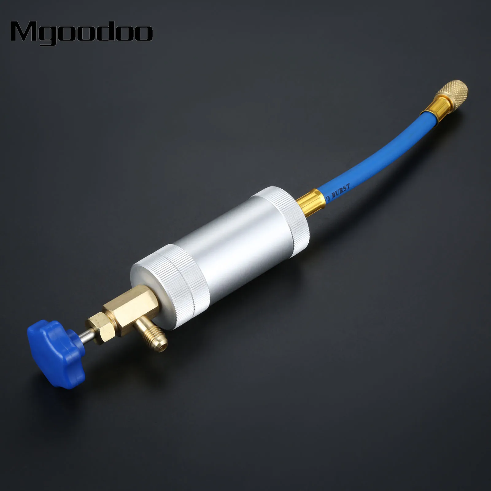 

Car A/C AC Oil Dye Oz Injection Tool 1/4" SAE R12 Oz Oil Injector R134A R12 R22 Air-conditioning Installation Car Accessories