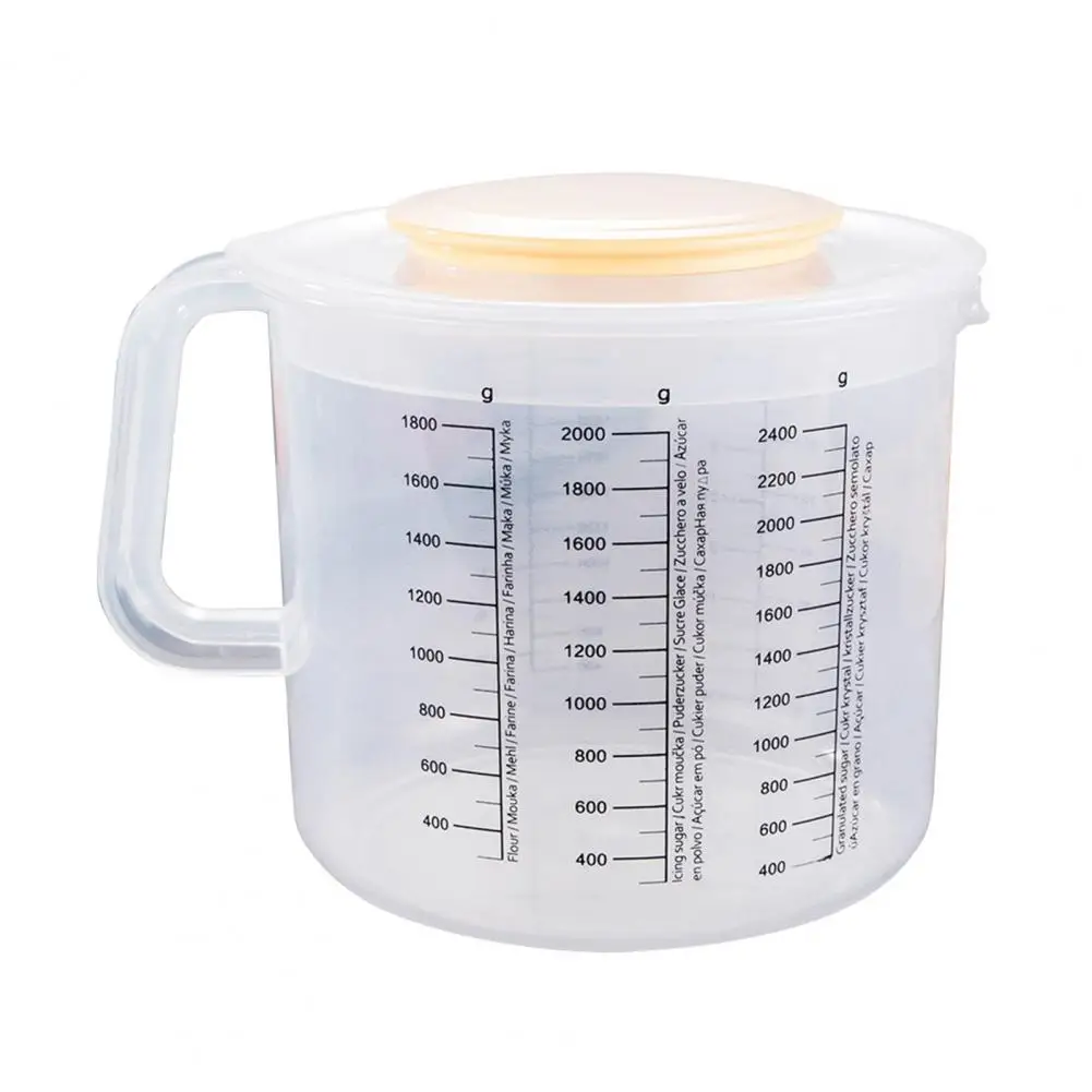 

Мерный стакан для жидкостей Полезная герметичная Экологически чистая прозрачная мерная чаша, чаша для смешивания с крышкой для дома