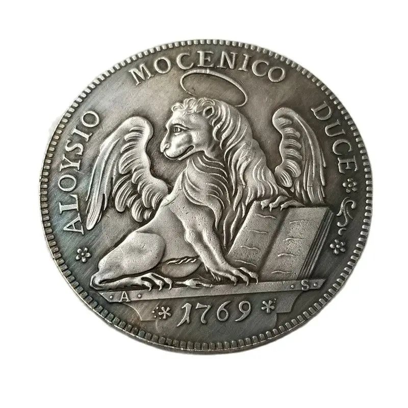 

1769 Italy Commemorative Silver Plated Coins Collectibles Coin Home Decoration Magic Home Room Decor Christmas Gifts#93