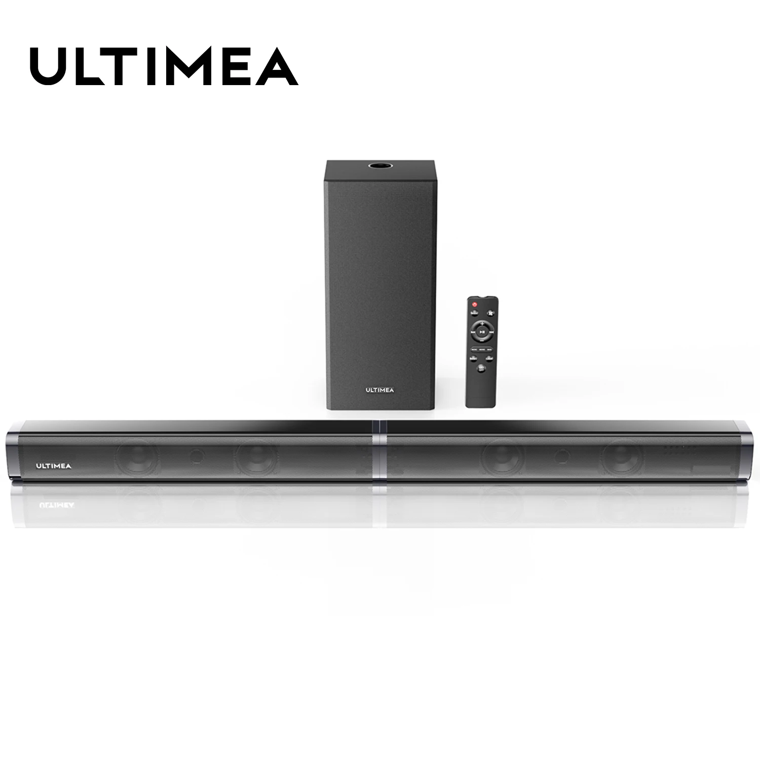 

ULTIMEA 100W TV SoundBar 2.1 Bluetooth Speaker 5.0 Home Theater Sound System 3D Surround Sound Bar Remote Control With Subwoofer