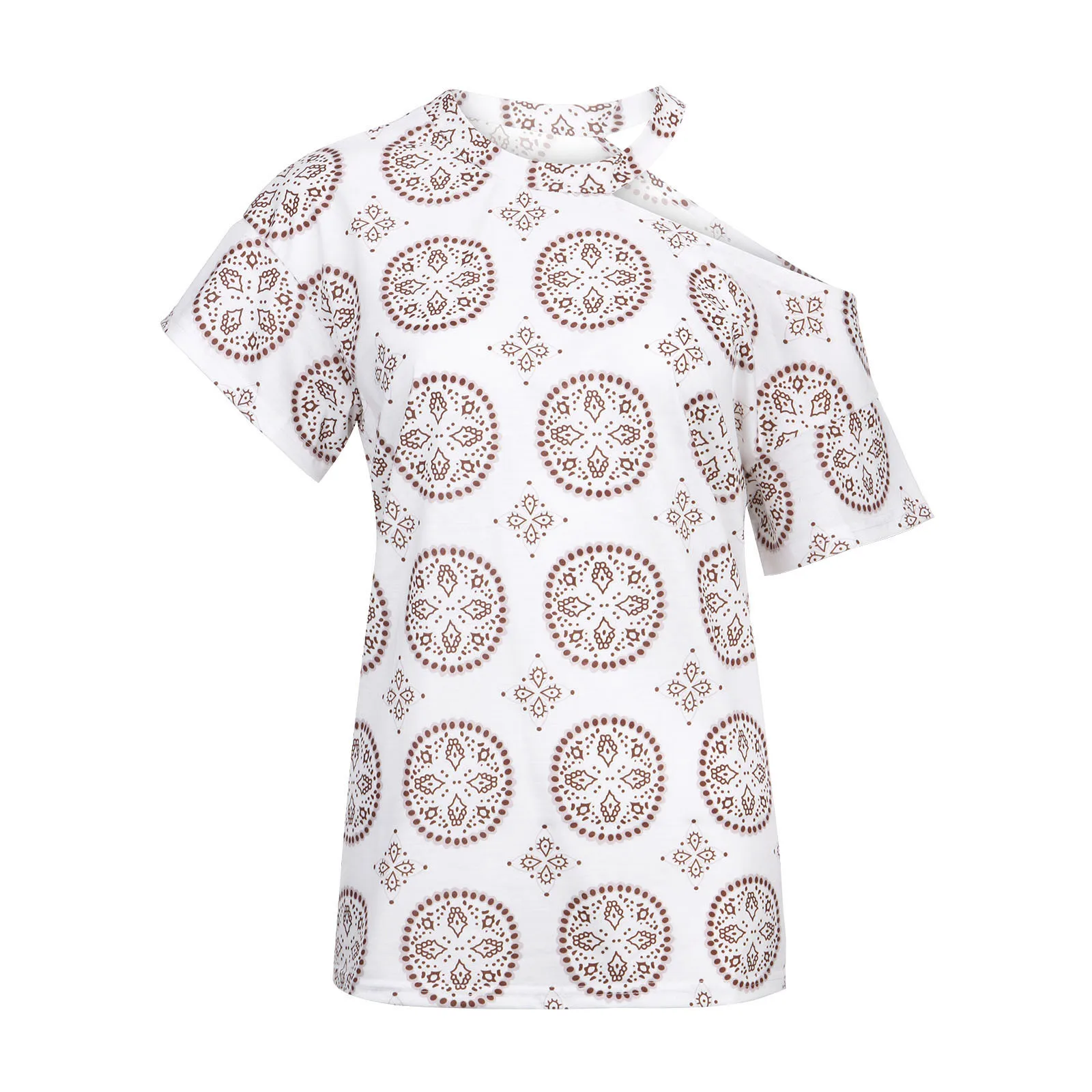 

Top Polyester Short-sleeved Home Lady