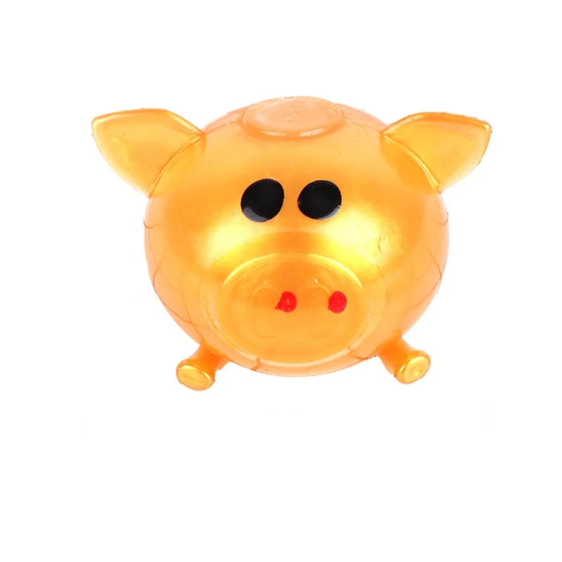 1Pcs Jello Pig Cute Anti Stress Fidget Splat Water Pig Ball Vent Toy Venting Sticky Pig Squishy Antistress Relief Funny Gift images - 6