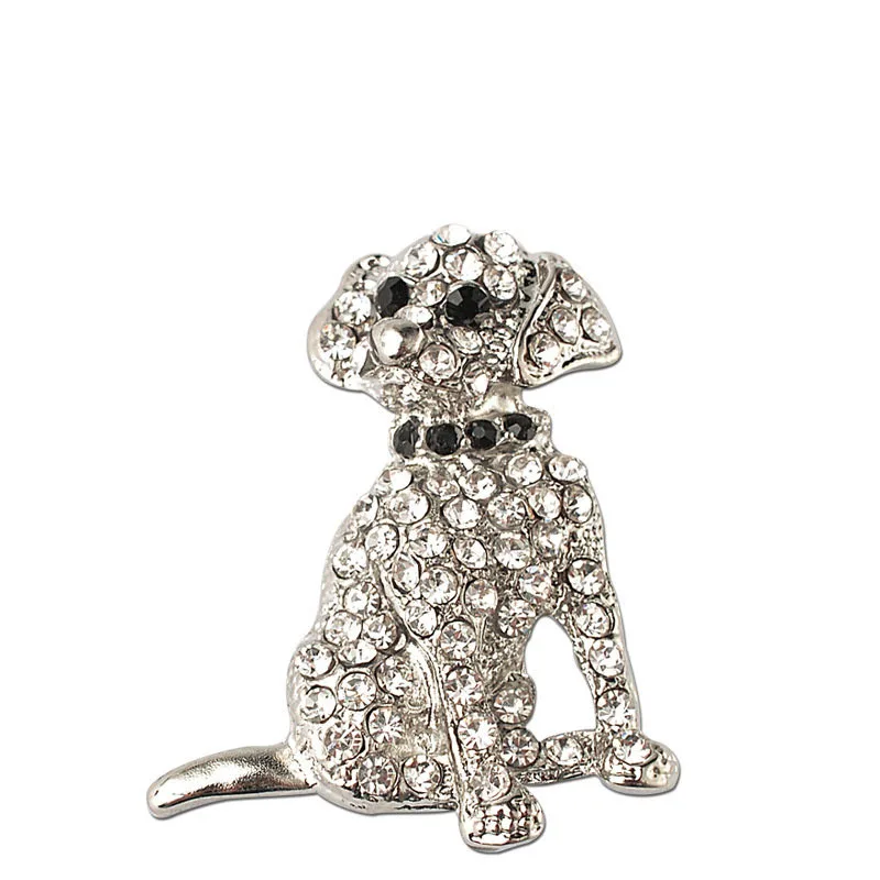 

Cute alloy exquisite high-grade rhinestone pin puppy brooch pin zodiac dog brooch