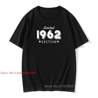 1962 limited edition gold design mens black t shirt cool casual pride t shirt men unisex new retro tshirt loose size