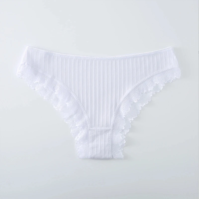 Трусики женские х/б с кружевом