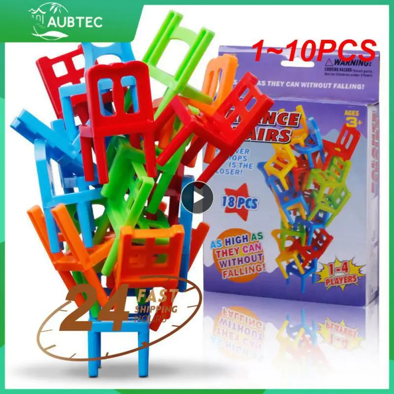 

1~10PCS Family Board Game Children Educational Toy Balance Stacking Chairs Chair Stool GameChair monkey deal