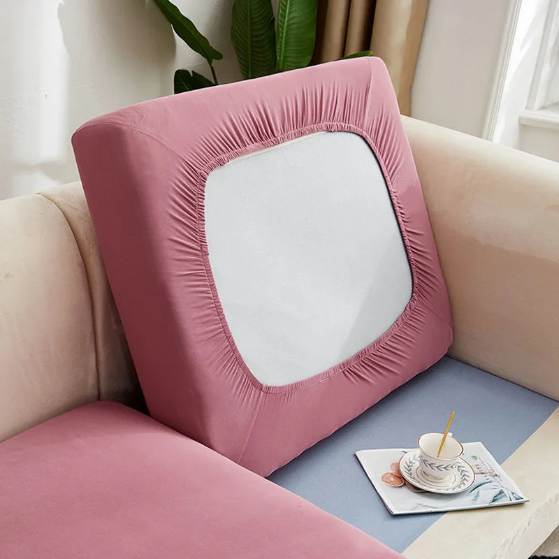 

Sofa cushion cover elastic ma1 home decoration solid color protection sofa cover sand_AN2553