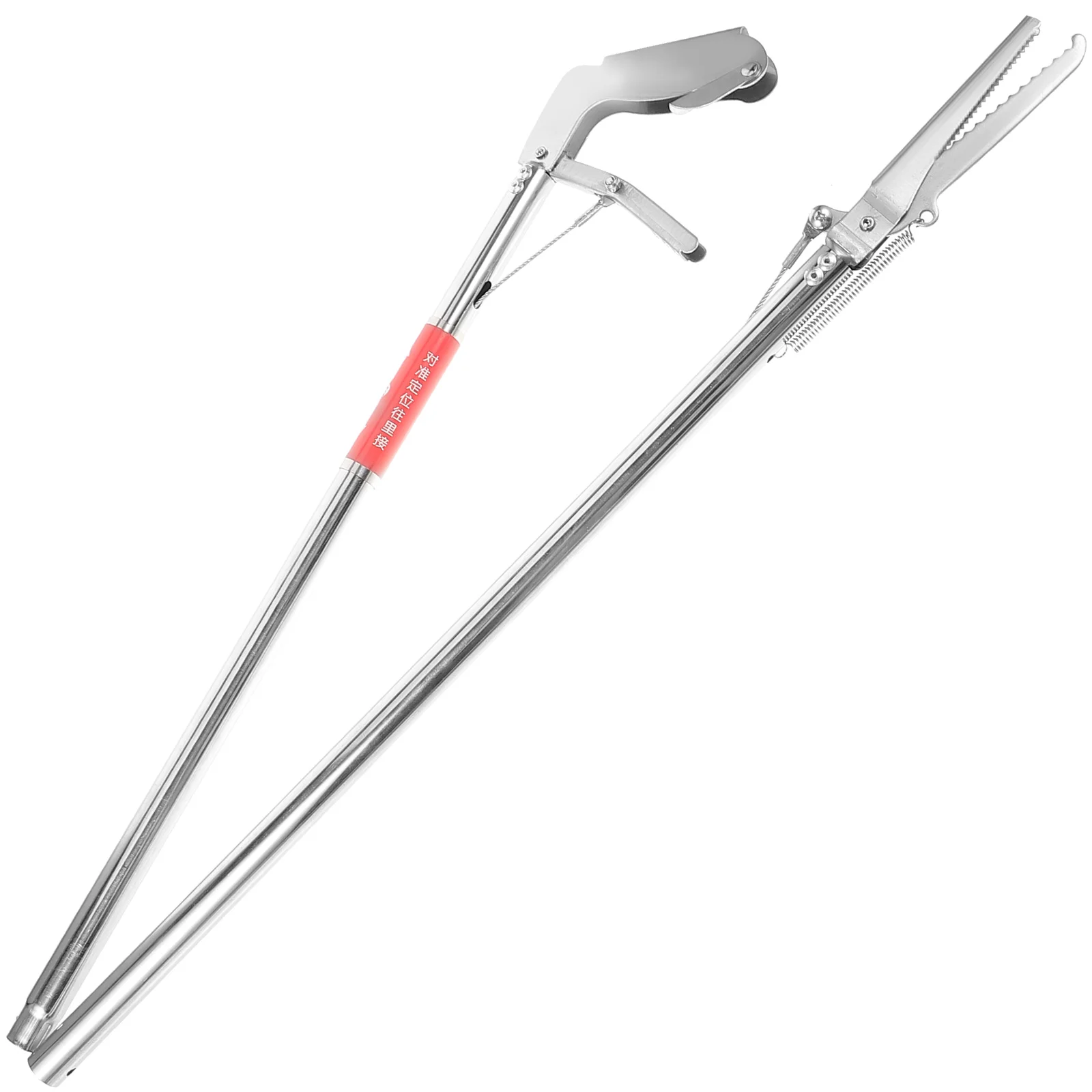 

Snake Grabber Stainless Steel Tongs Reptile Turntable Tools Stick Catcher Folding Clip