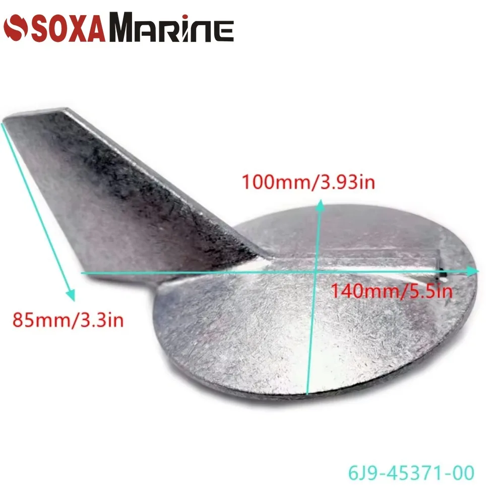 6J9-45371-00 6J9-45371-01 6K1-45371-02 Анод для подвесного двигателя Yamaha 115HP 150HP 175HP 200HP Sierra 18-6035