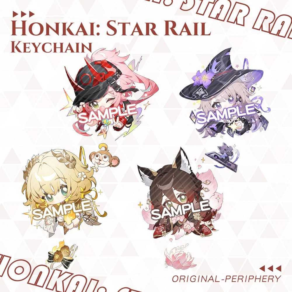 Фото Новый Honkai: Star Rail Game The Herta Aglaea кулон брелок милый мультфильм аниме брелок рюкзак ювелирные изделия косплей подарочный значок №4