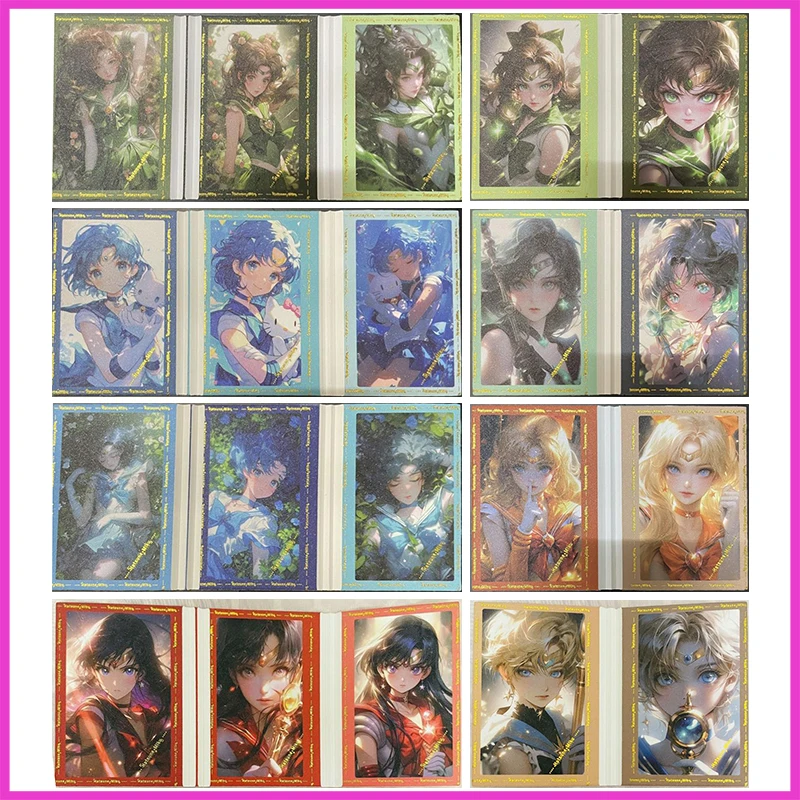 Аниме История богини Редкая складная коллекционная карта Kino MakotoMizuno Ami Kaiou Michiru Aino